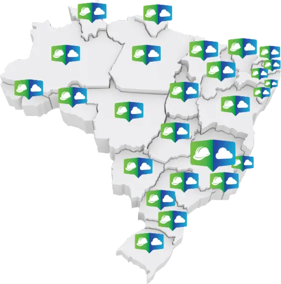 Clientes em todo o Brasil