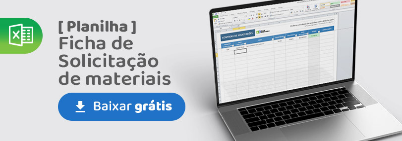 Ficha de solicitação de materiais