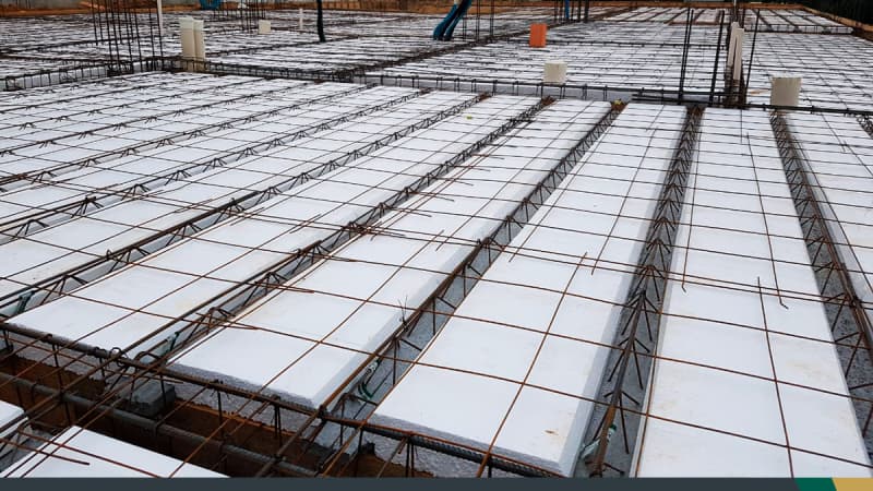 isopor na construção civil