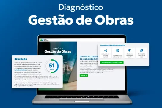 nível de maturidade da sua gestão de obras